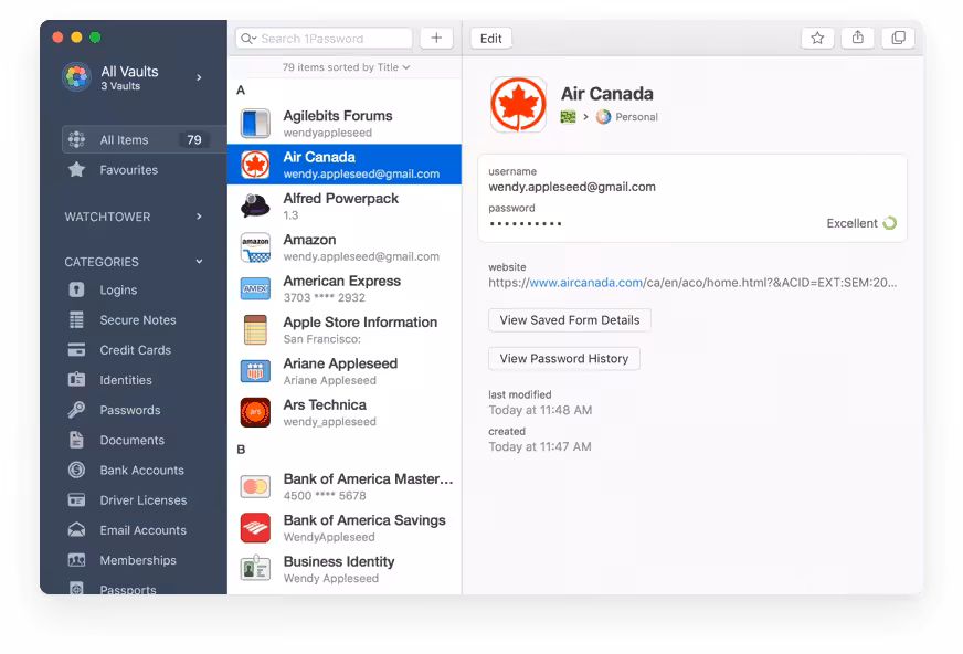 1Password Captura 1