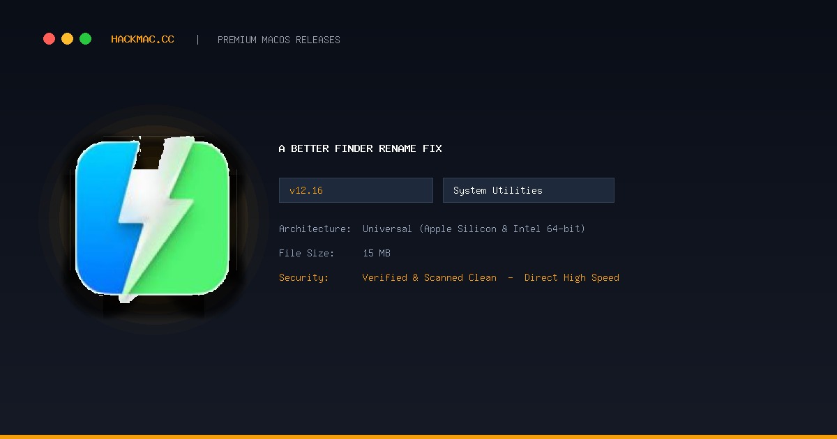 A Better Finder Rename fix screenshot