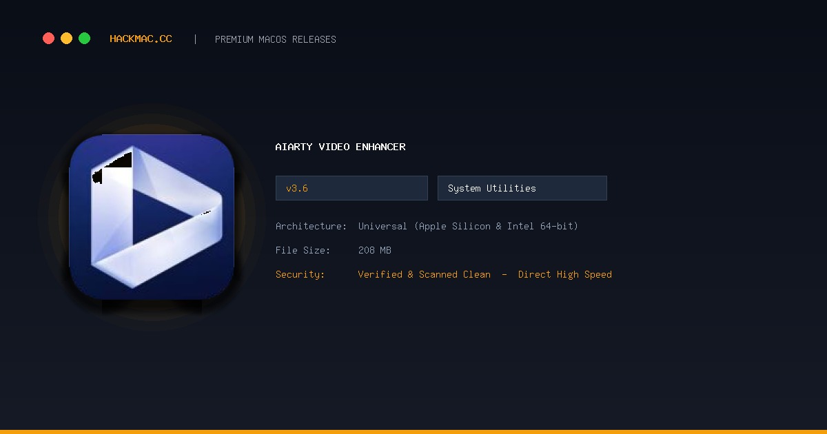 Aiarty Video Enhancer screenshot