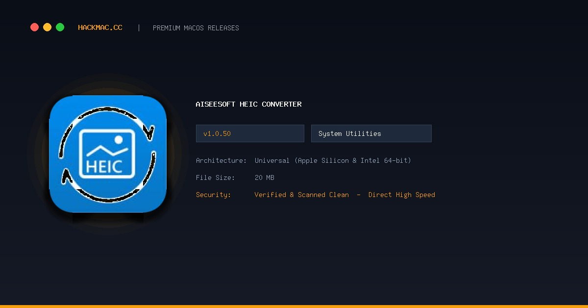 Aiseesoft HEIC Converter screenshot
