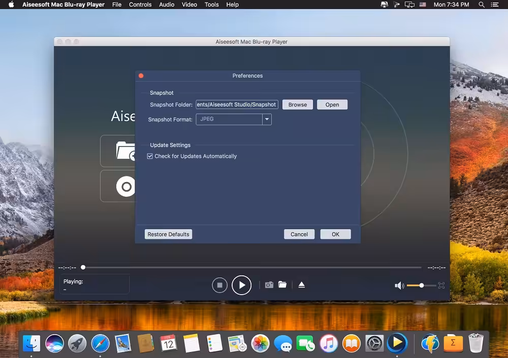 Aiseesoft Blu-ray Player Captura 2