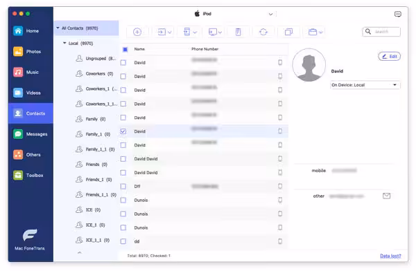 Aiseesoft Mac FoneTrans Captura 1