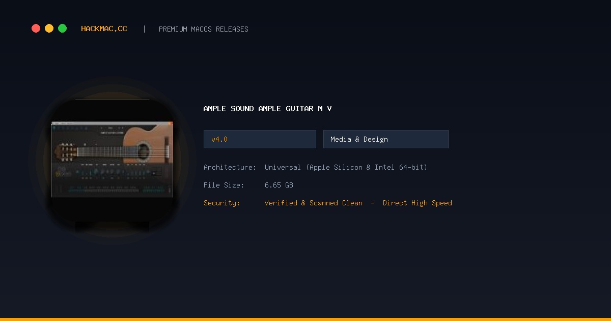 Ample Sound Ample Guitar M v screenshot