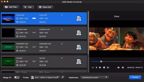 AMS iMedia Converter Captura 1