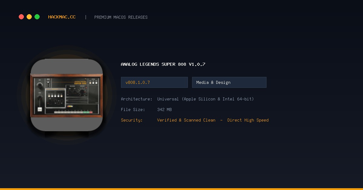 Analog Legends Super 808 v1.0.7 screenshot