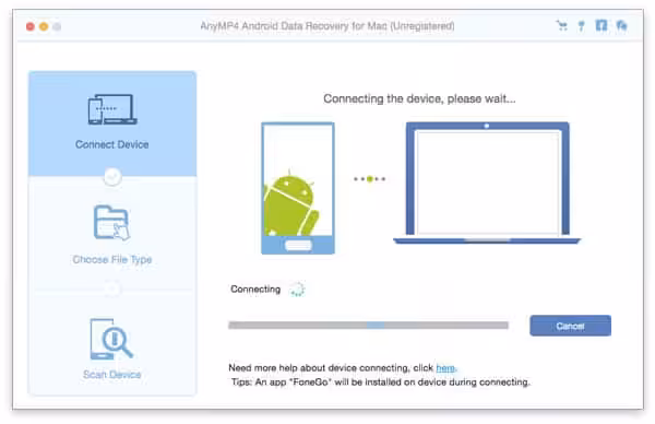 AnyMP4 Android Data Recovery Captura 1