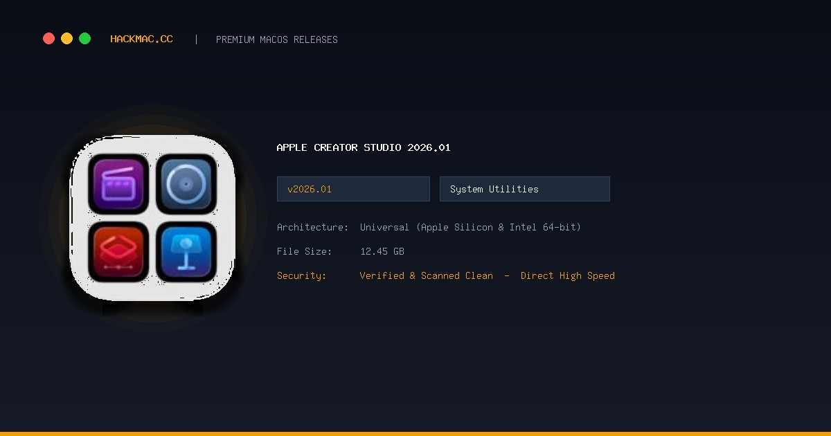 Apple Creator Studio 2026.01 screenshot