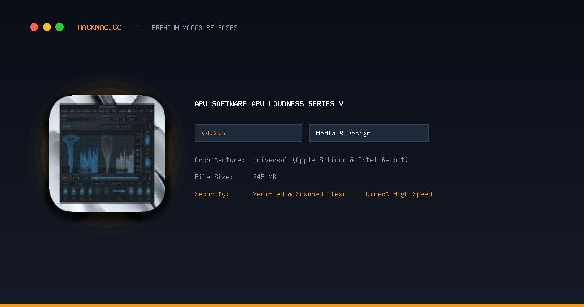 APU Software APU Loudness Series v screenshot