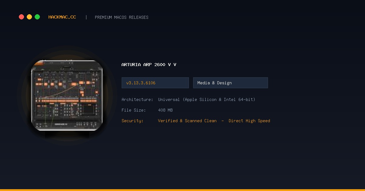 Arturia ARP 2600 V v screenshot
