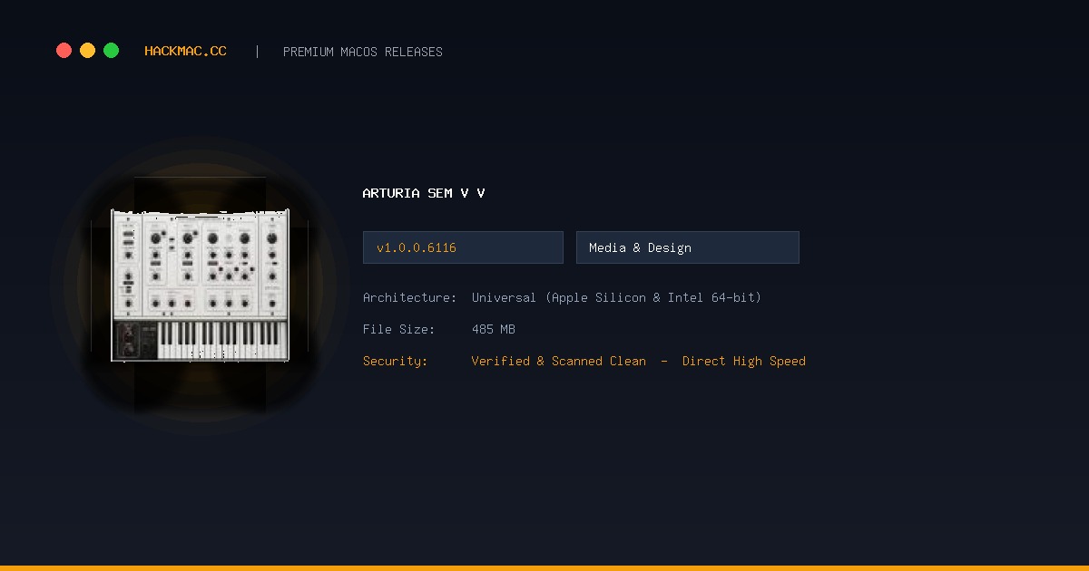 Arturia SEM V v screenshot