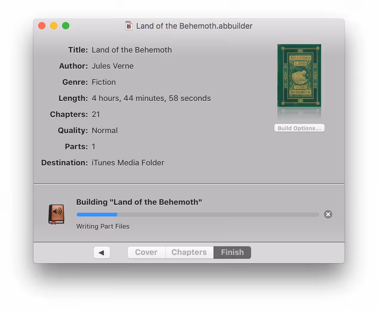 Audiobook Builder Captura 2