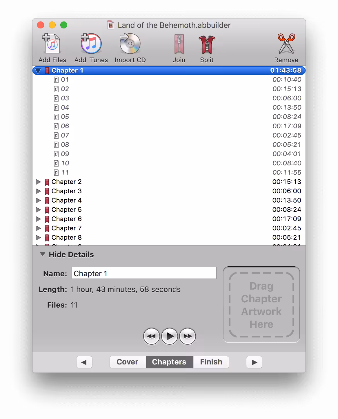 Audiobook Builder Captura 3