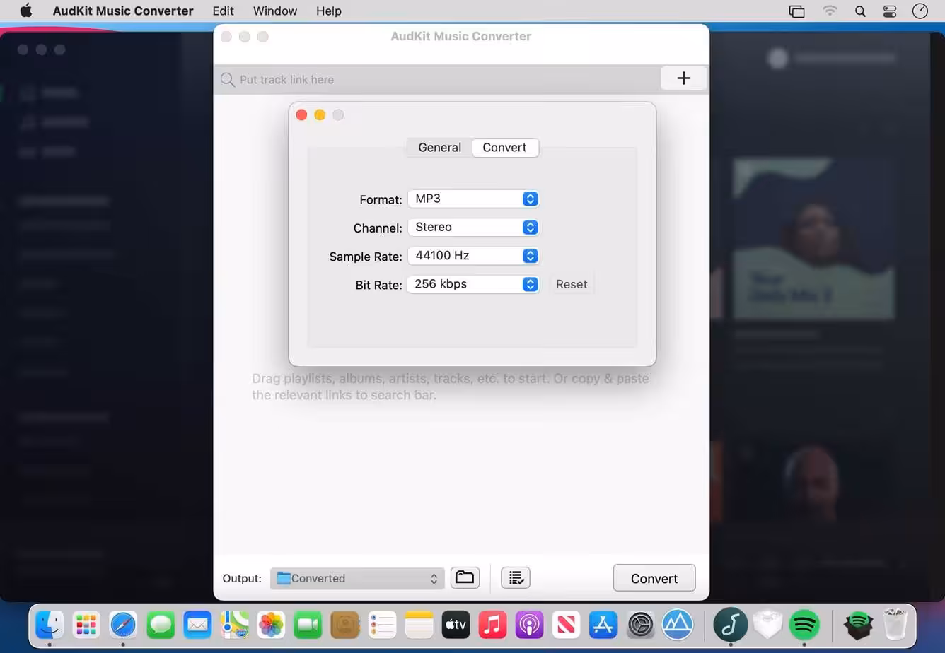 AudKit Spotify Music Converter Captura 2