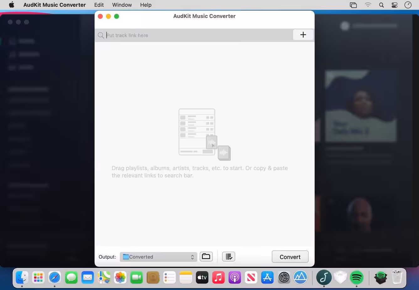 AudKit Spotify Music Converter Captura 3