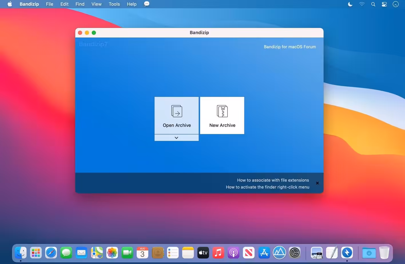Bandizip Archiver Captura 1