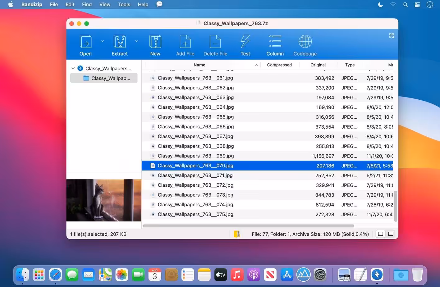Bandizip Archiver Captura 2