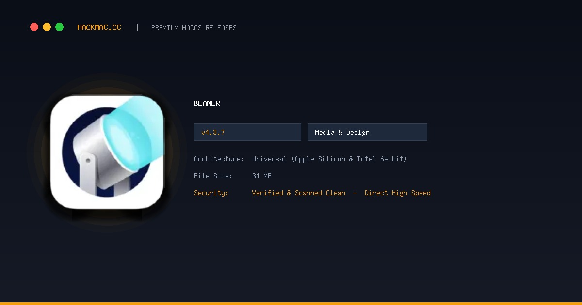 Beamer screenshot