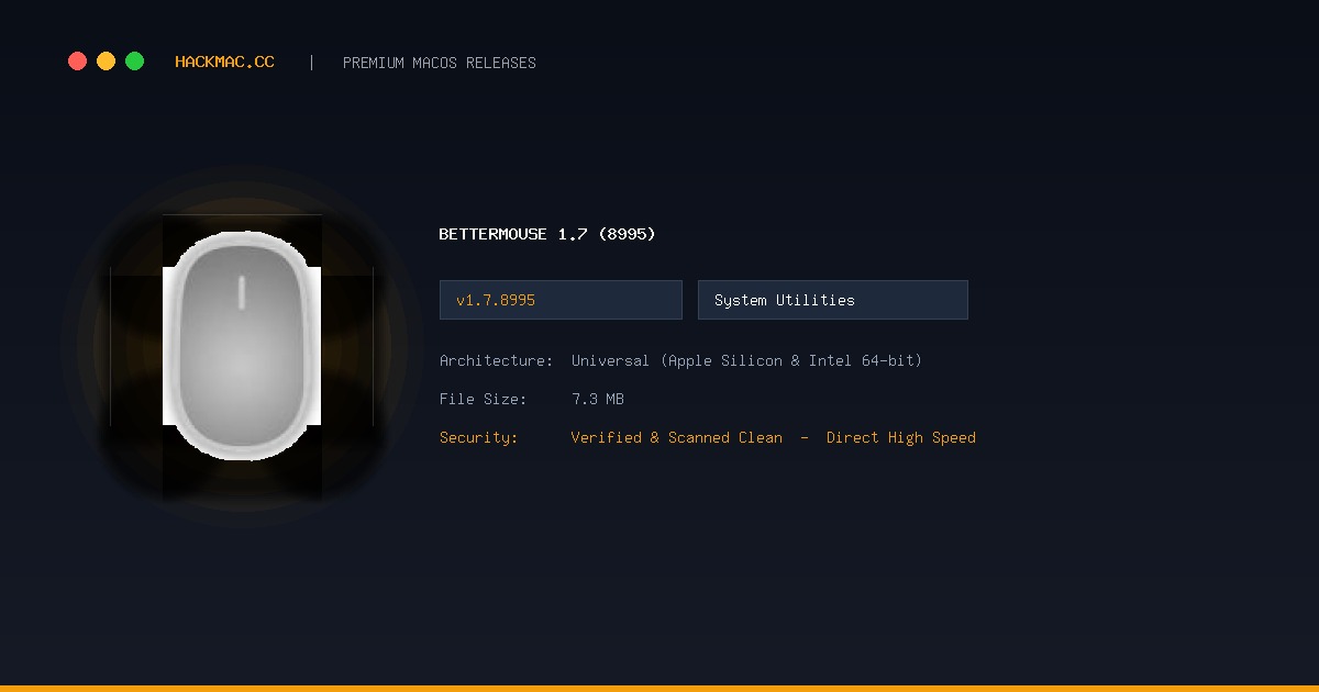 BetterMouse 1.7 (8995) screenshot
