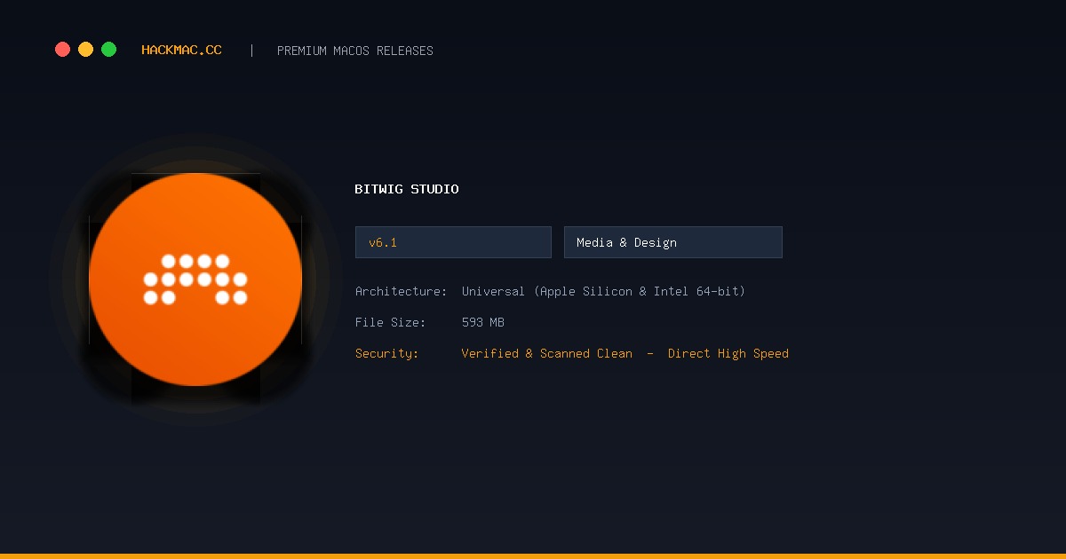 Bitwig Studio screenshot