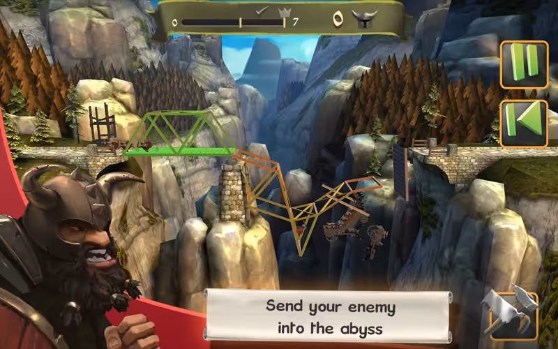 Bridge Constructor Medieval Captura 2