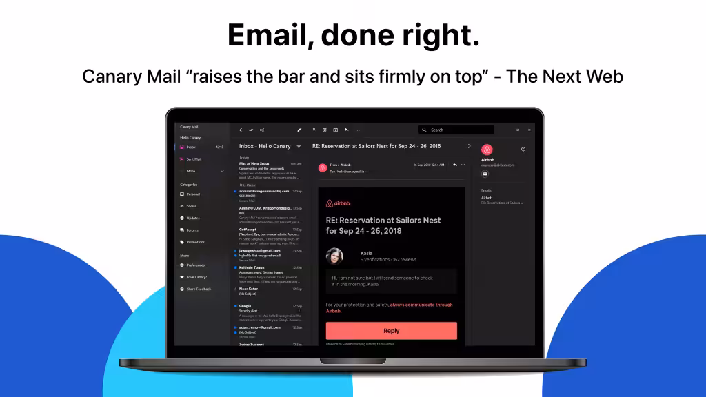 Canary Mail Captura 1