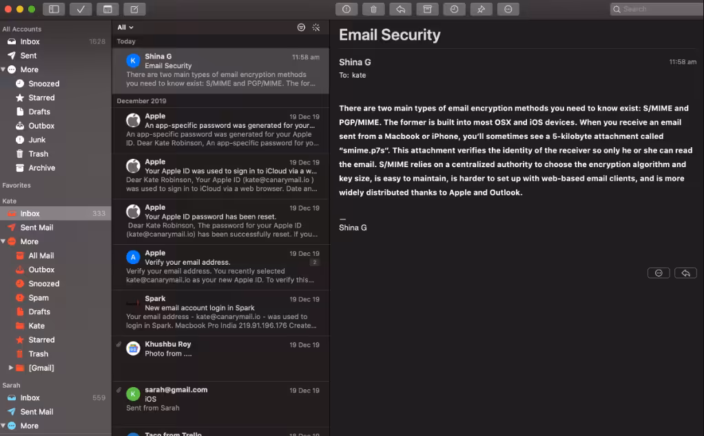 Canary Mail Captura 3
