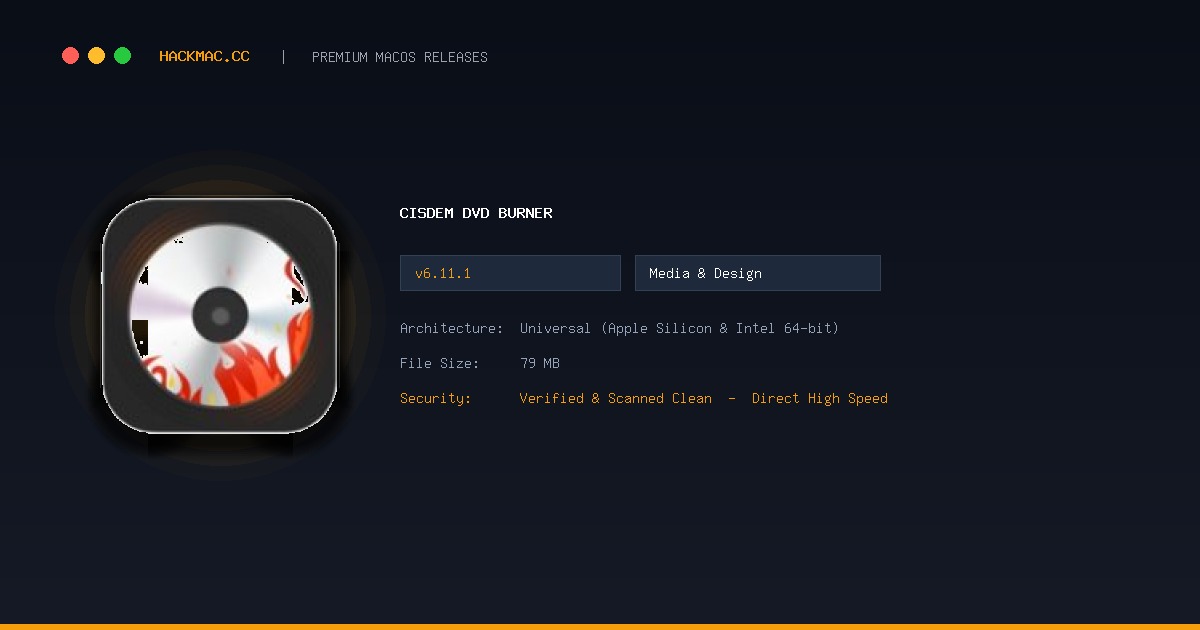 Cisdem DVD Burner screenshot