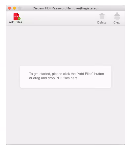 Cisdem PDF Password Remover Captura 3