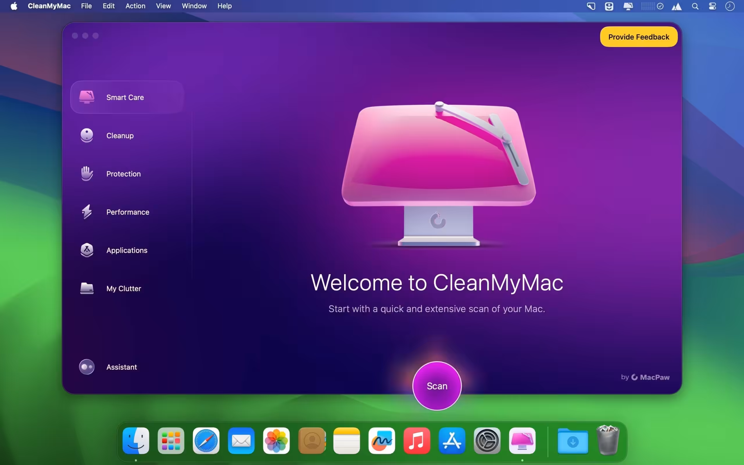 CleanMyMac Captura 1