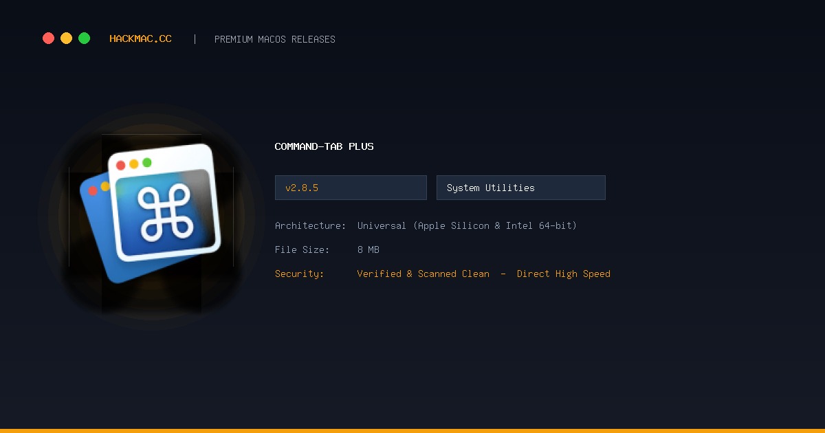 Command-Tab Plus screenshot