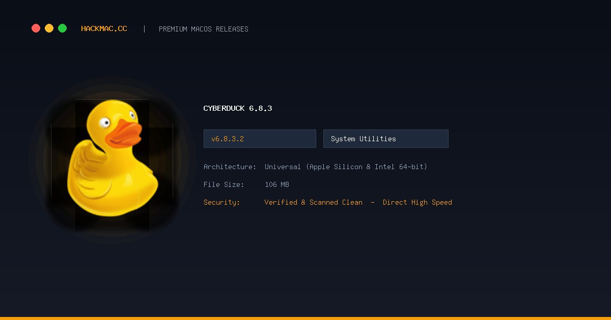 Cyberduck 6.8.3 screenshot