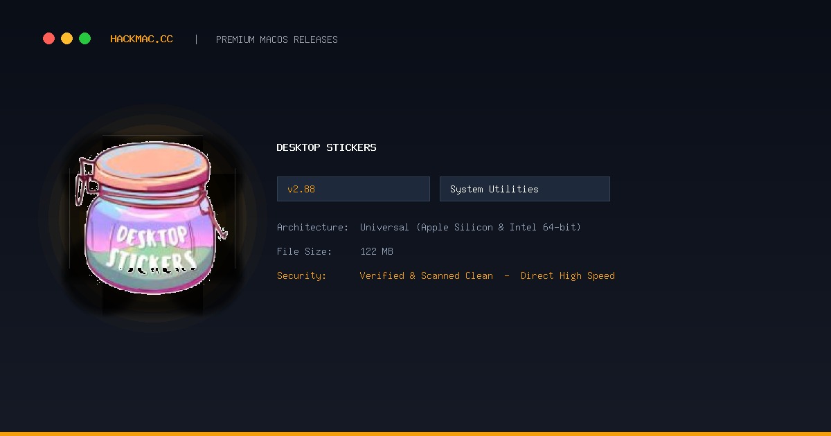 Desktop Stickers screenshot