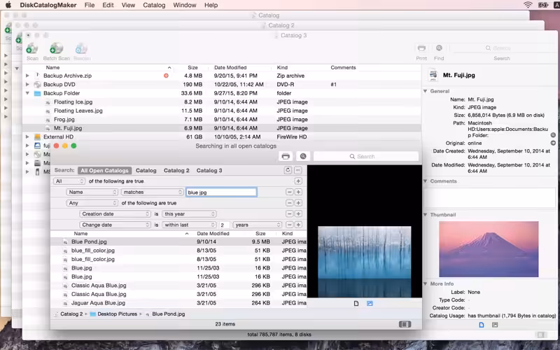 DiskCatalogMaker Captura 1