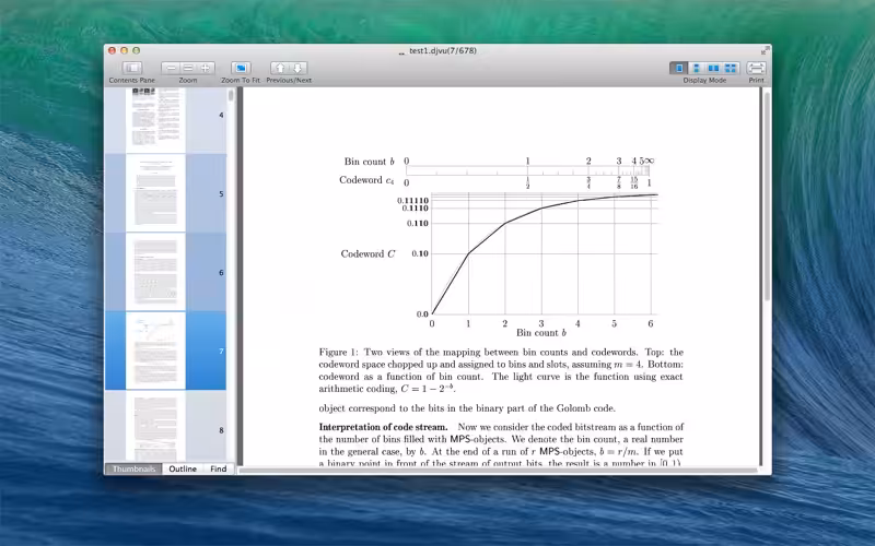 DjVu Reader Pro Captura 1