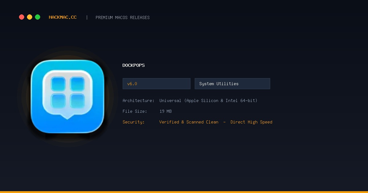 DockPops screenshot