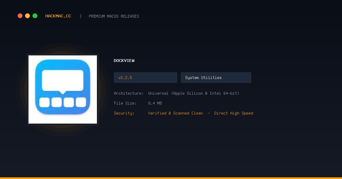DockView screenshot