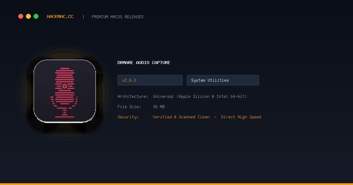 DRmare Audio Capture screenshot