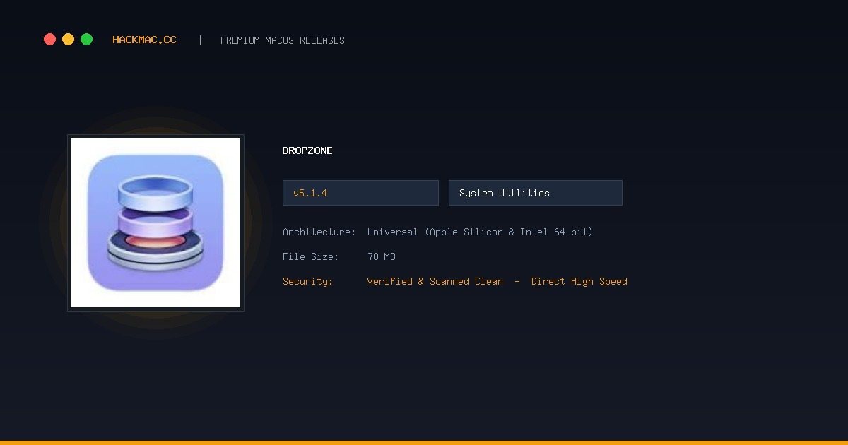 Dropzone screenshot