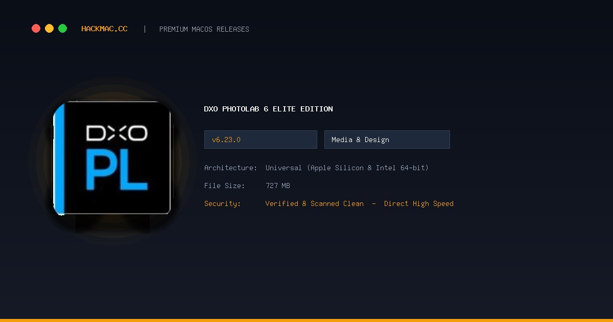 DxO PhotoLab 6 ELITE Edition screenshot