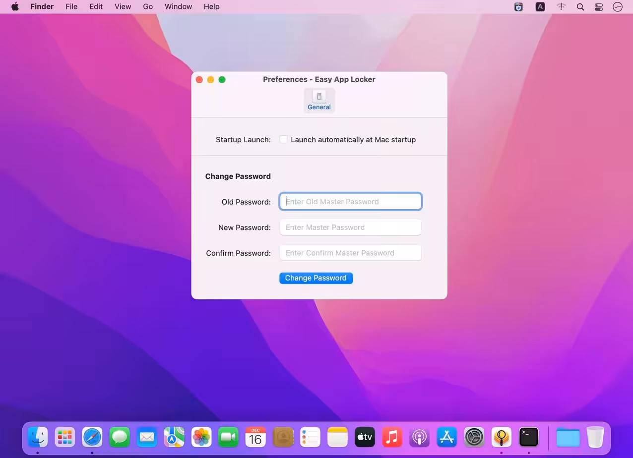 Easy App Locker Captura 1
