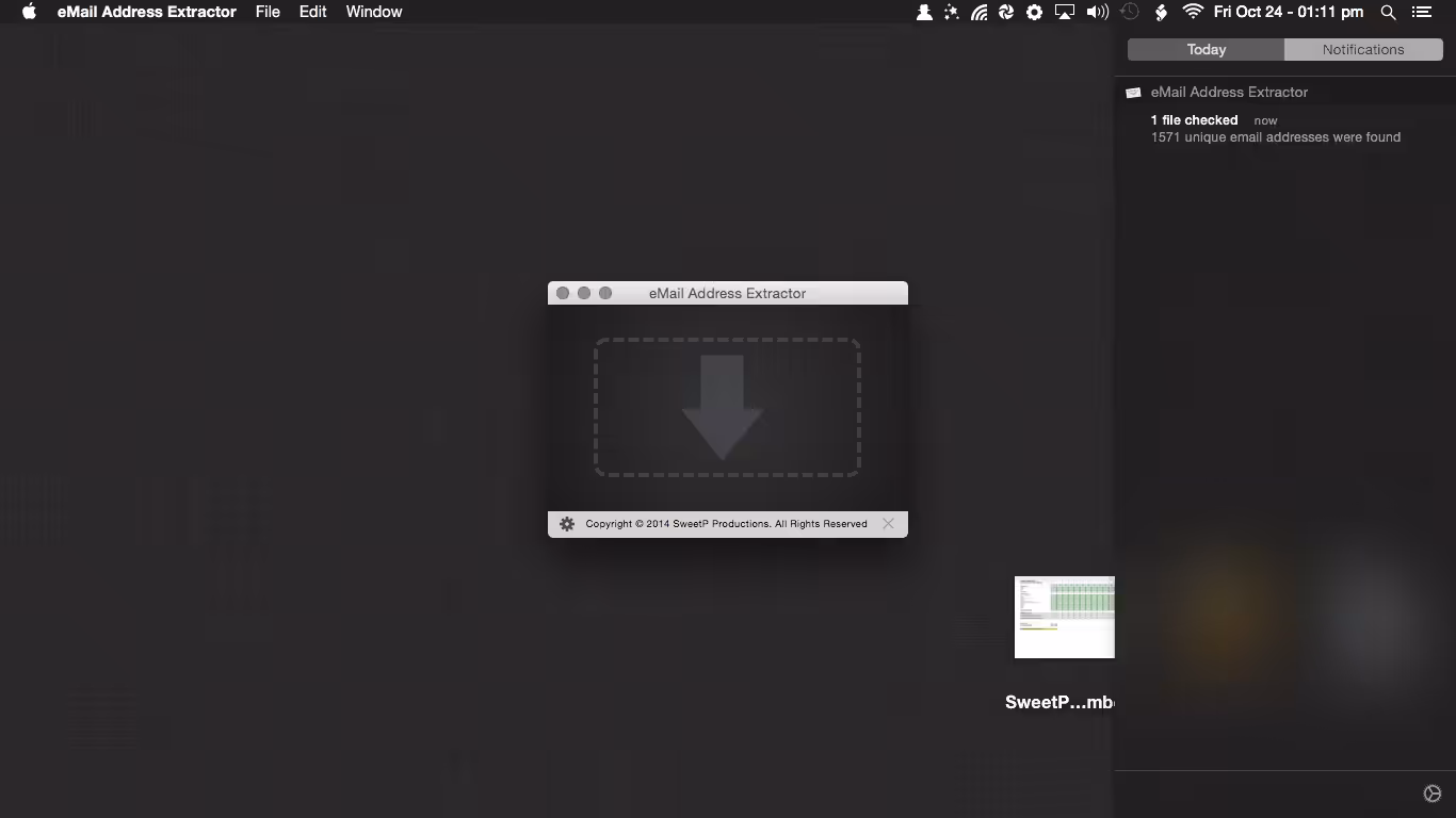 eMail Address Extractor Captura 1