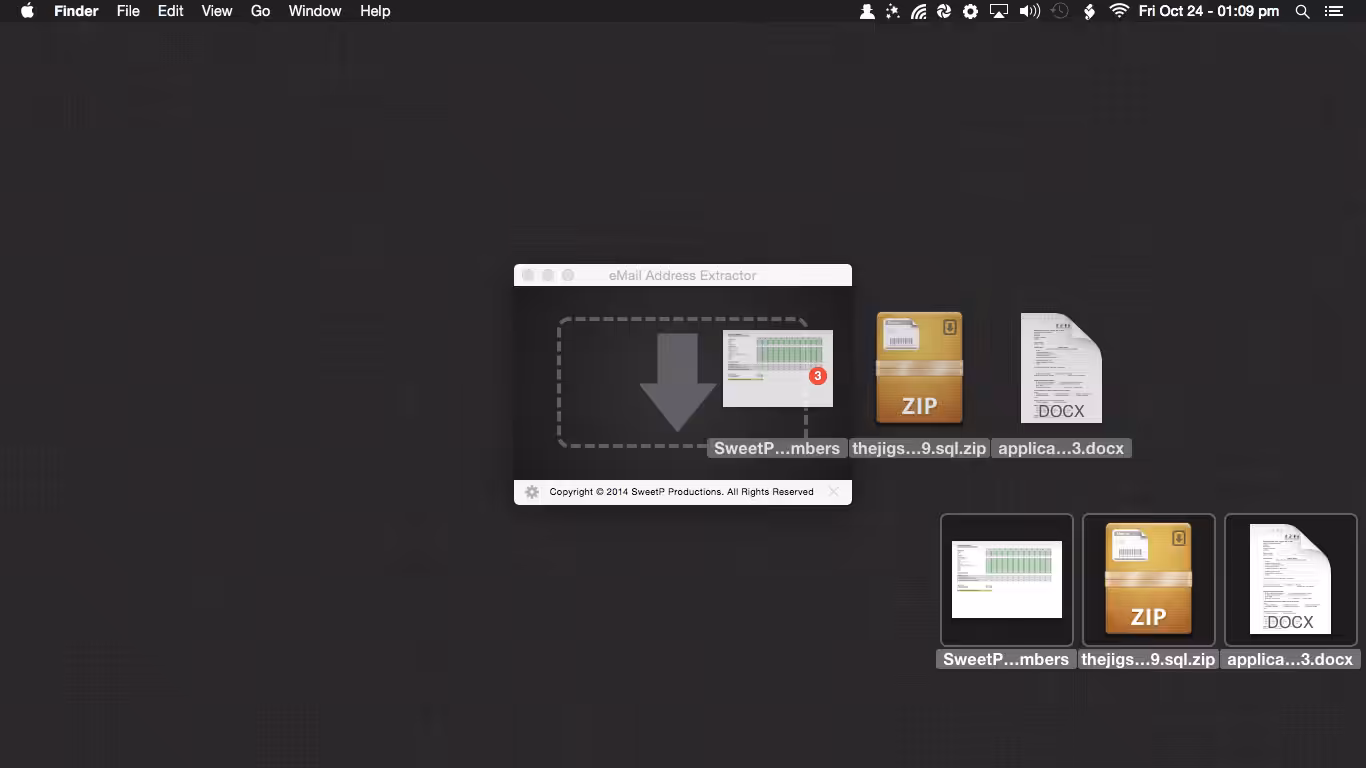 eMail Address Extractor Captura 3