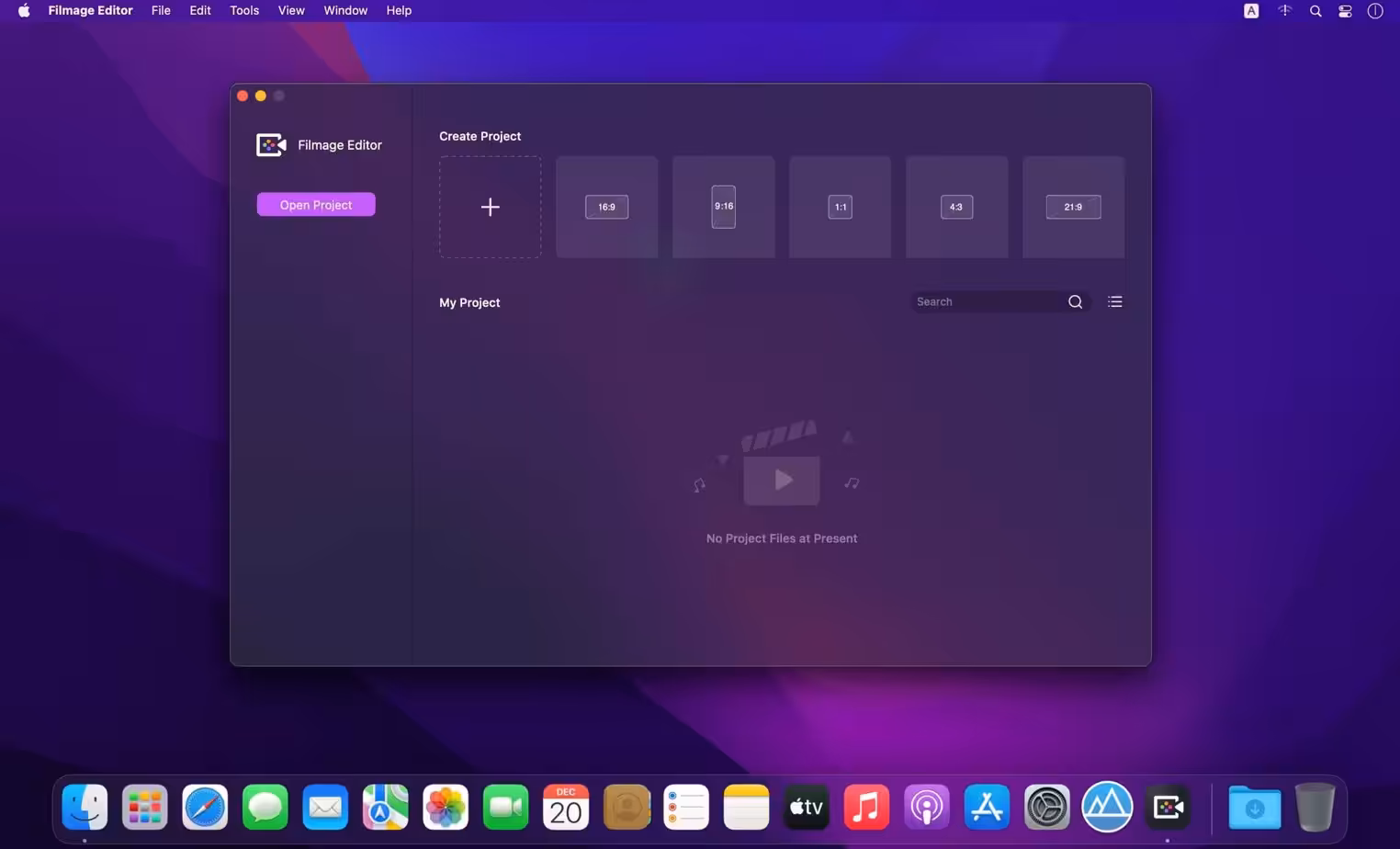 Filmage Editor Captura 3