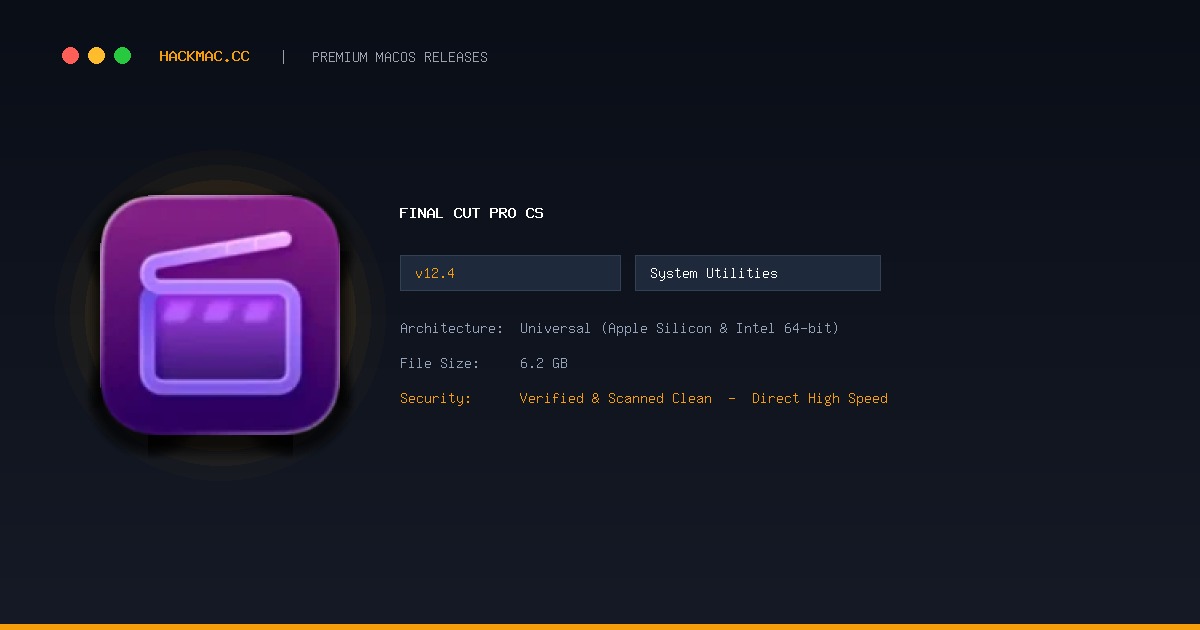 Final Cut Pro CS screenshot