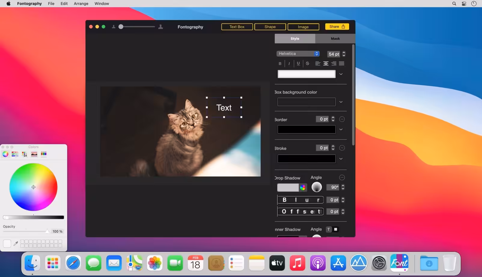 Fontography – Text on Picture‪s Captura 2