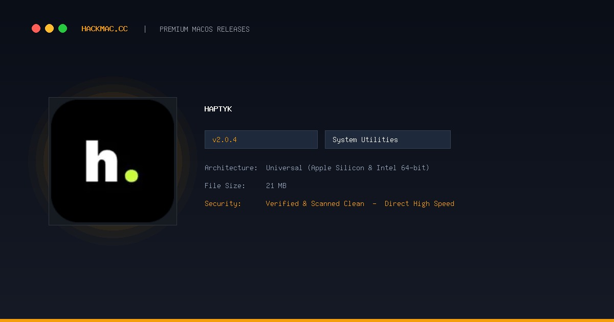 Haptyk screenshot