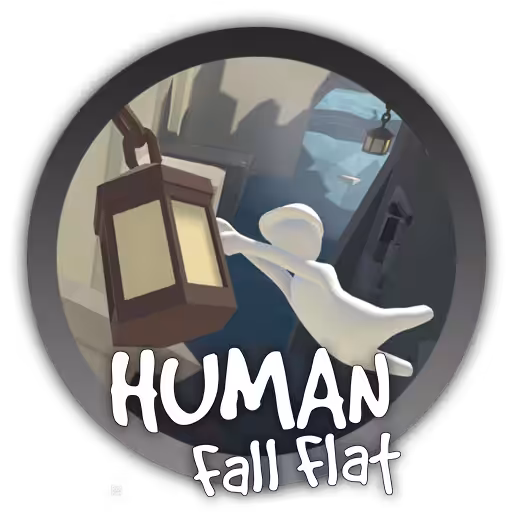 Human: Fall Flat Logo