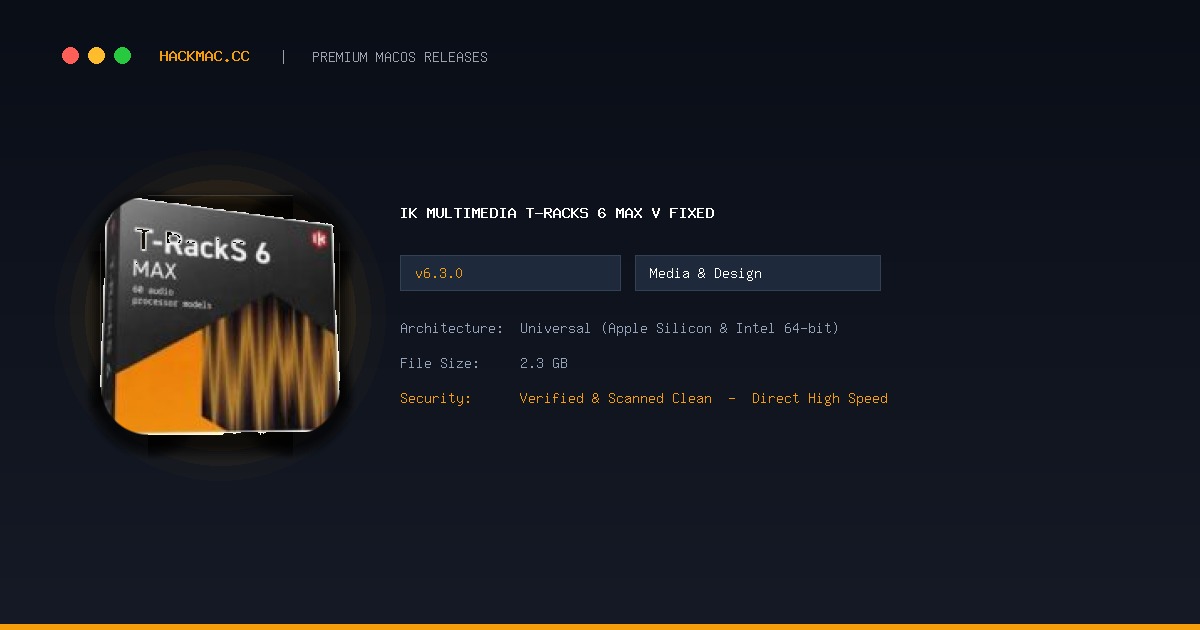 IK Multimedia T-RackS 6 MAX v FiXED screenshot