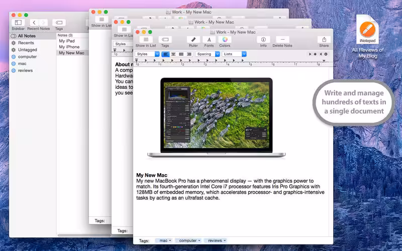 iNotepad Pro Captura 2