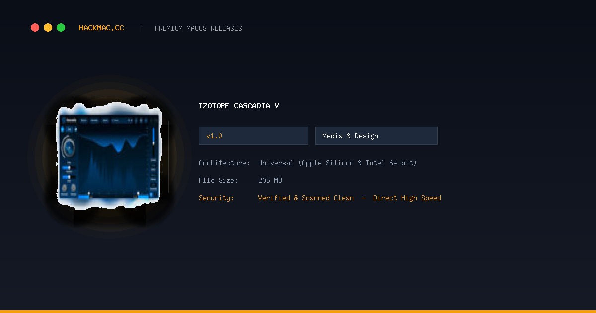 iZotope Cascadia v screenshot